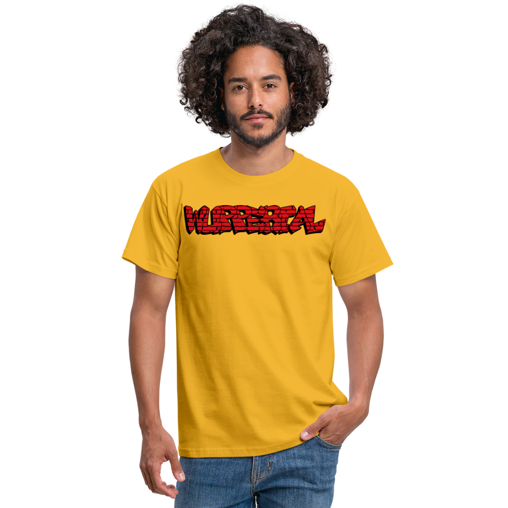 T-Shirt Wuppertal Graffiti - yellow