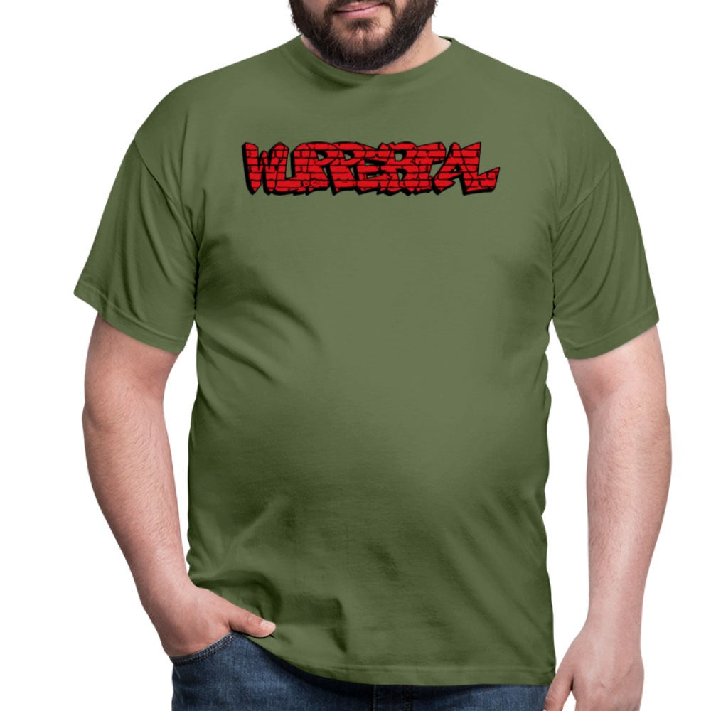 T-Shirt Wuppertal Graffiti - military green