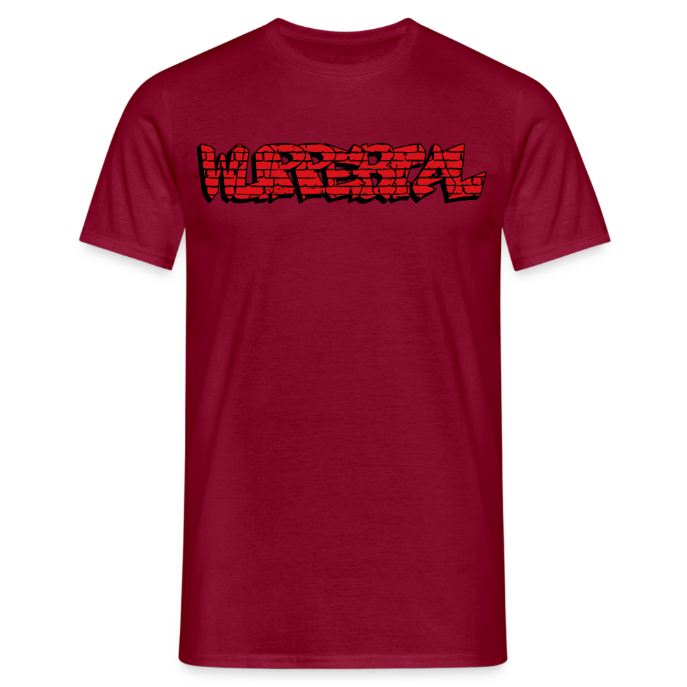 T-Shirt Wuppertal Graffiti - brick red