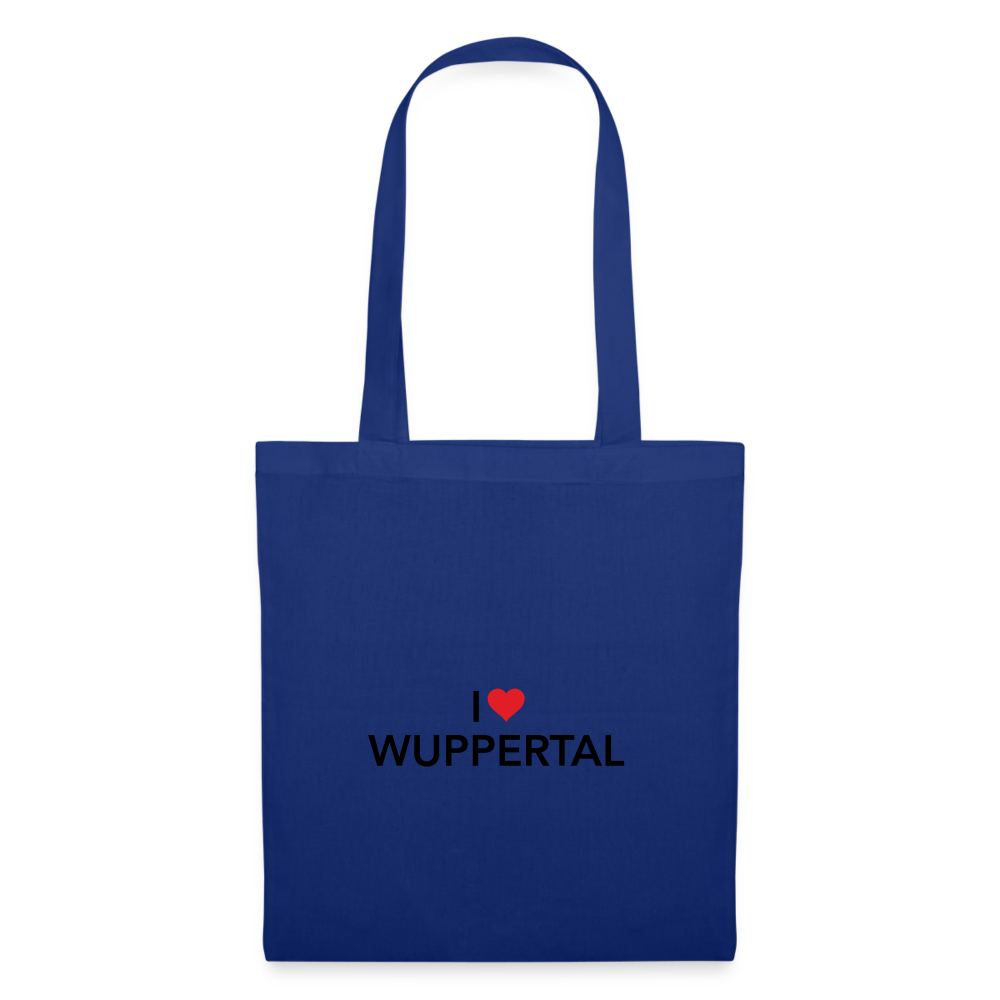 Tote Bag "I Love Wuppertal" - royal blue