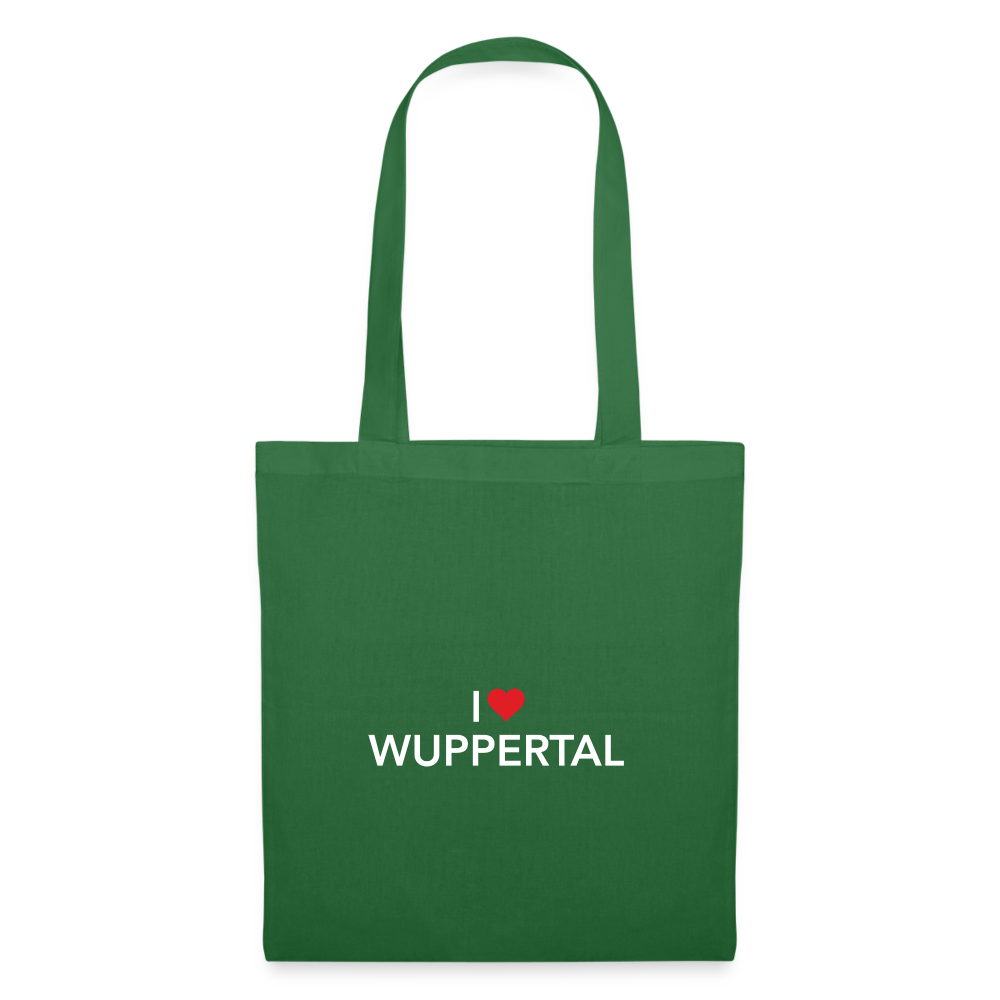 Tote Bag "I Love Wuppertal" Dark Edition - evergreen