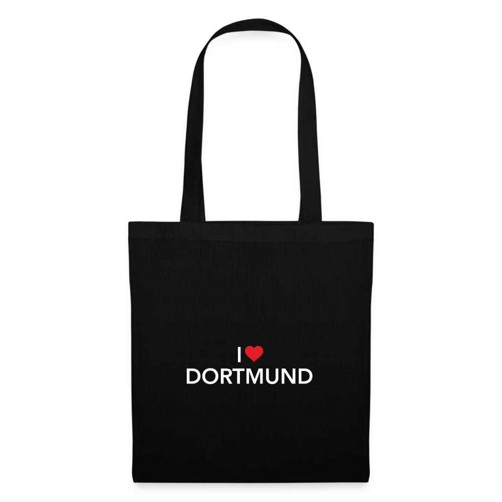 Tote Bag "I Love Dortmund" Dark Edition - black