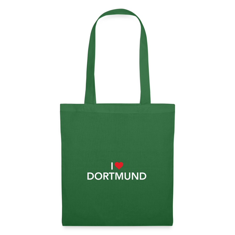 Tote Bag "I Love Dortmund" Dark Edition - evergreen