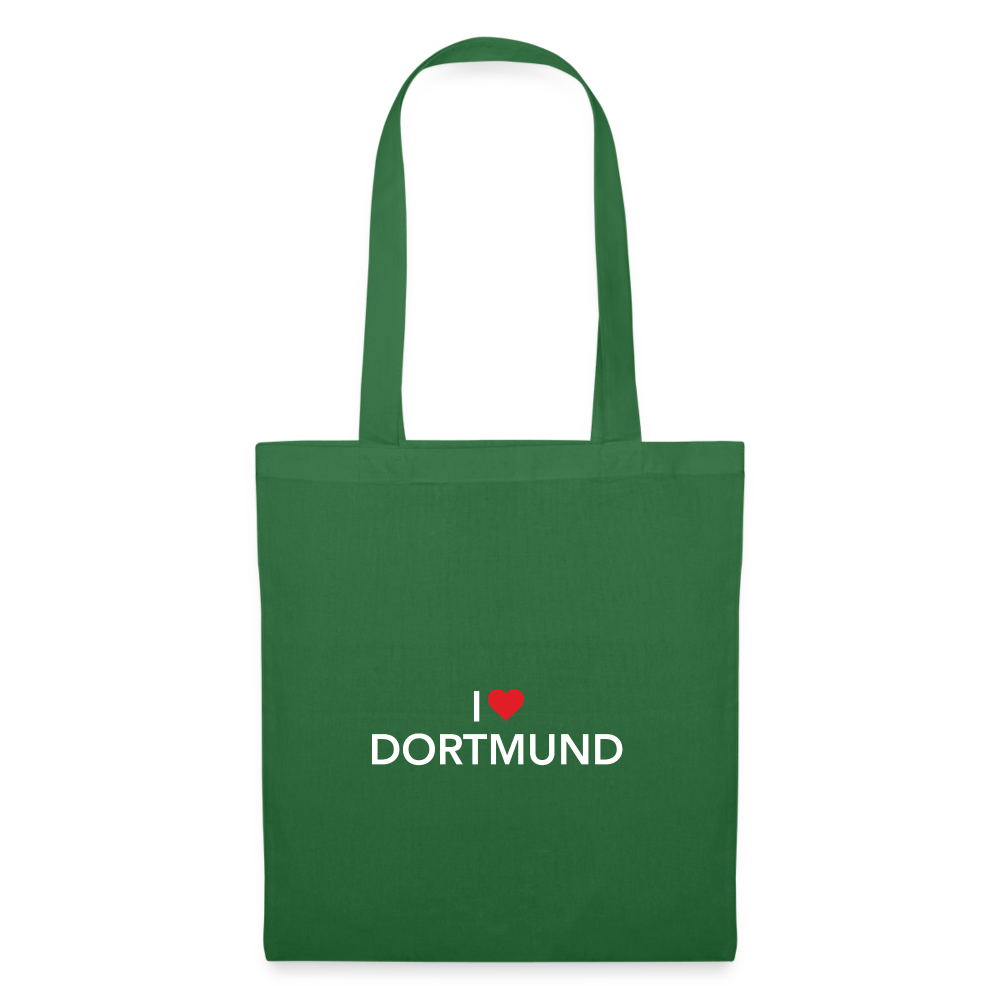 Tote Bag "I Love Dortmund" Dark Edition - evergreen