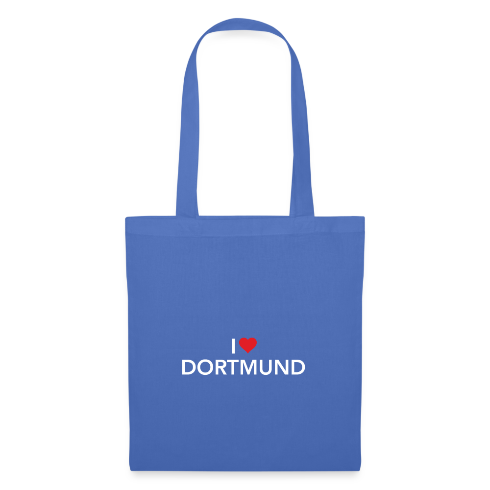 Tote Bag "I Love Dortmund" Dark Edition - light blue