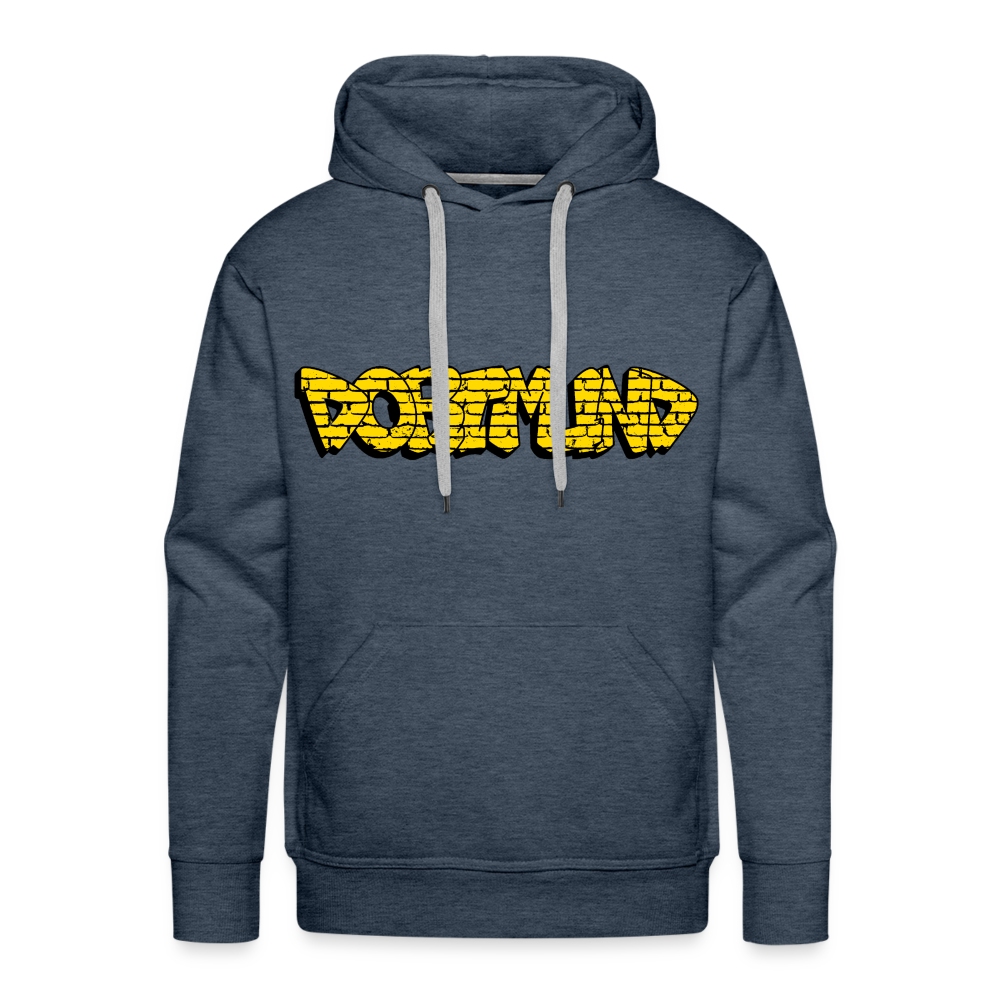 Hoodie Dortmund - heather denim