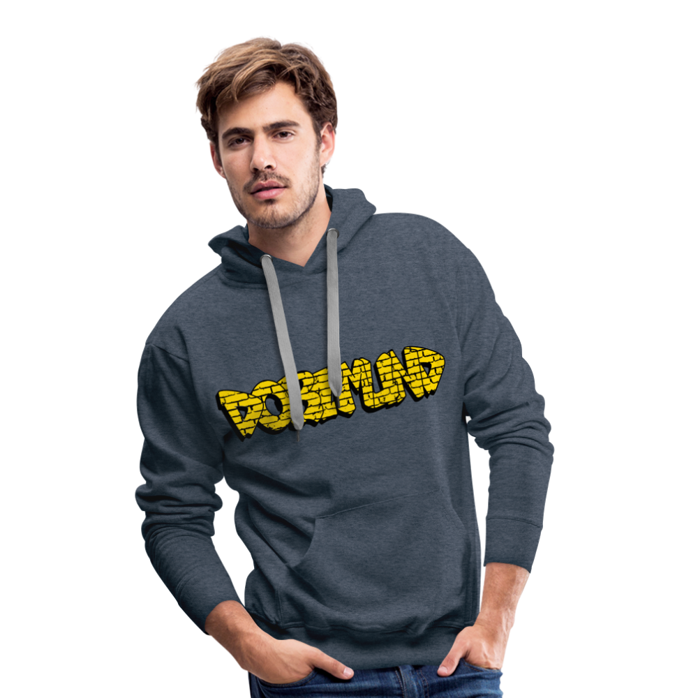 Hoodie Dortmund - heather denim