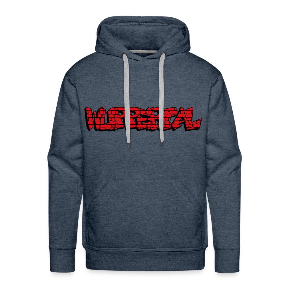 Hoodie Wuppertal - heather denim