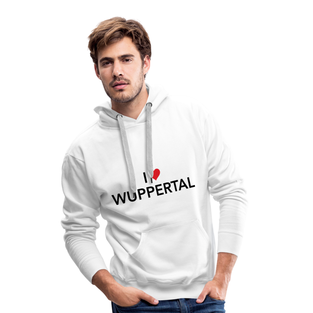 Hoodie "I Love Wuppertal" Bright Edition - white