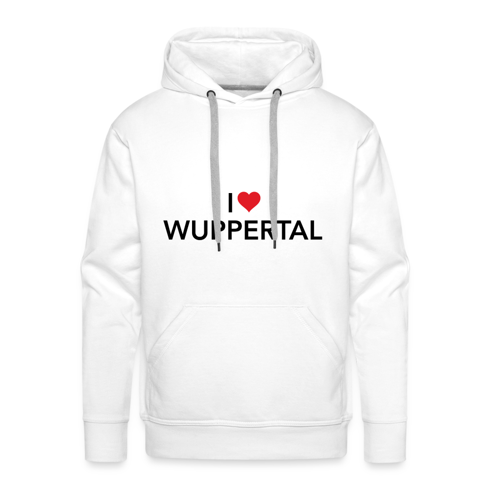 Hoodie "I Love Wuppertal" Bright Edition - white