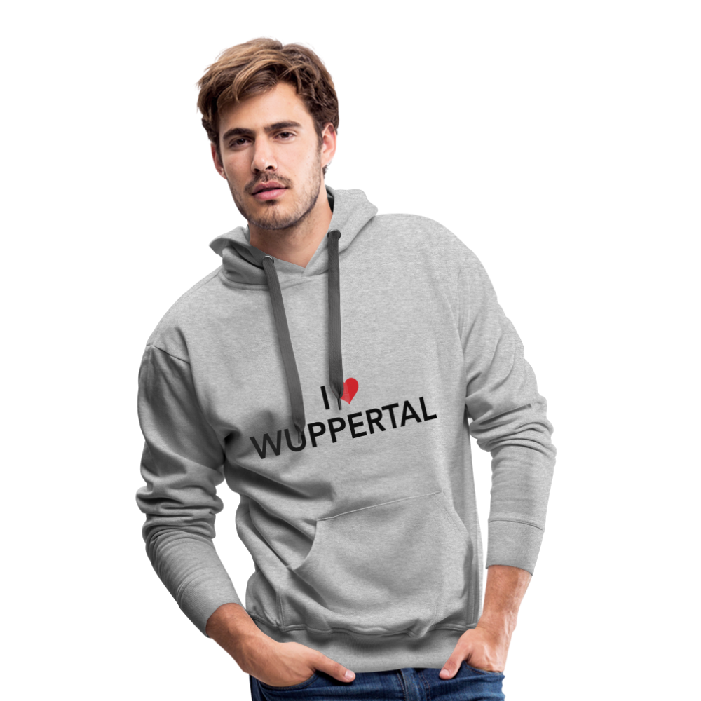 Hoodie "I Love Wuppertal" Bright Edition - heather grey