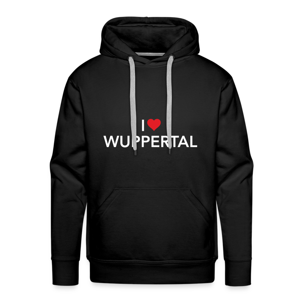 Hoodie "I Love Wuppertal" - black