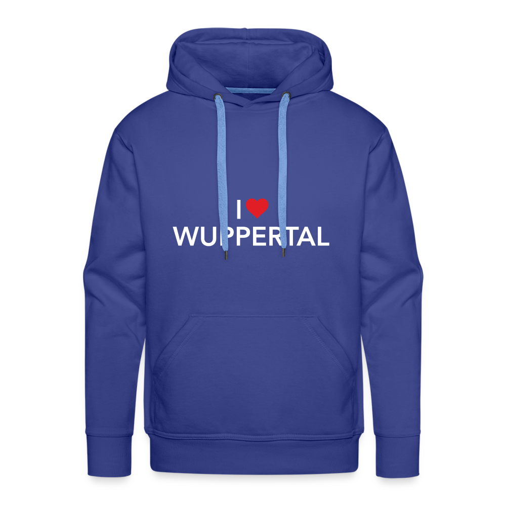 Hoodie "I Love Wuppertal" - royal blue