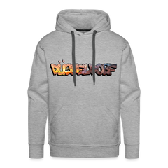 Hoodie Düsseldorf "Skyline Sunset" - heather grey
