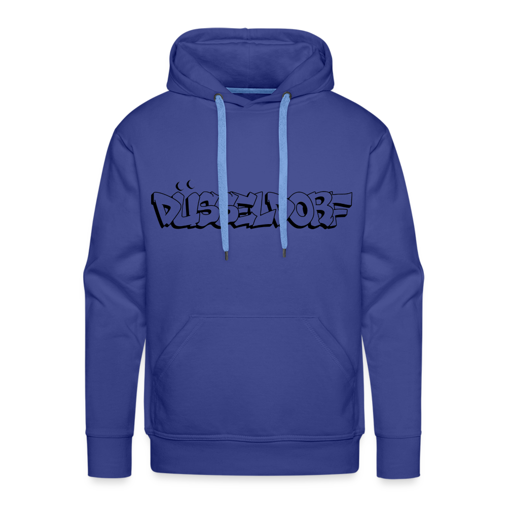 Hoodie Düsseldorf "Graffiti" Dark Edition - royal blue