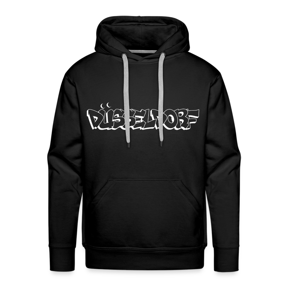 Hoodie Düsseldorf "Graffiti" Bright Edition - black
