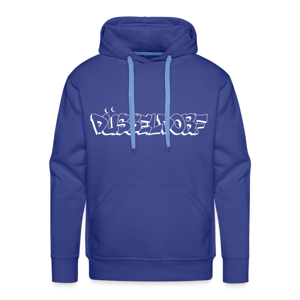 Hoodie Düsseldorf "Graffiti" Bright Edition - royal blue