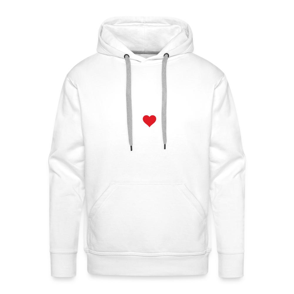Hoodie "I Love Düsseldorf" Bright Edition - white