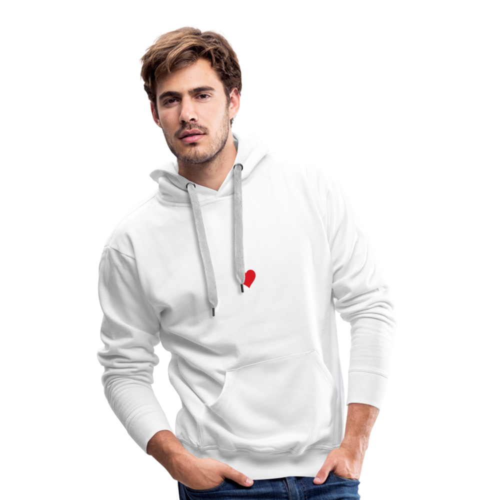 Hoodie "I Love Düsseldorf" Bright Edition - white