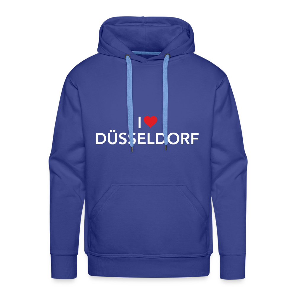 Hoodie "I Love Düsseldorf" Bright Edition - royal blue