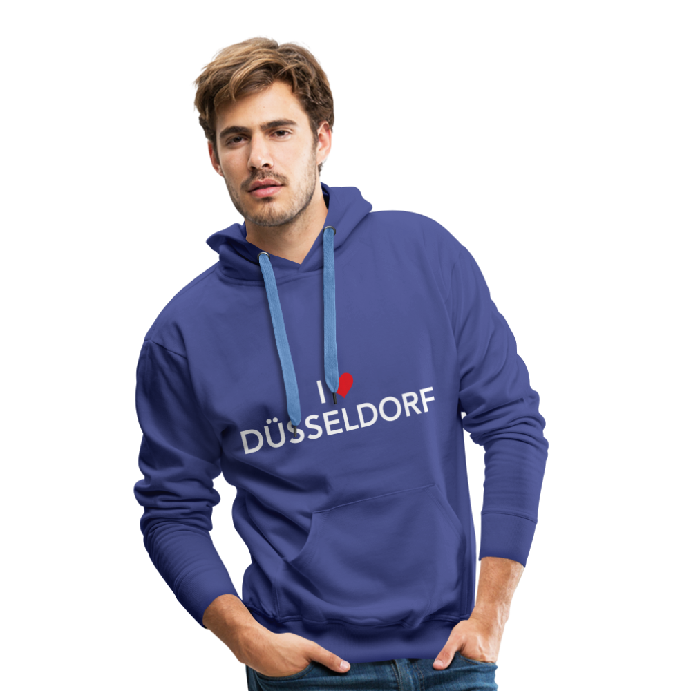 Hoodie "I Love Düsseldorf" Bright Edition - royal blue