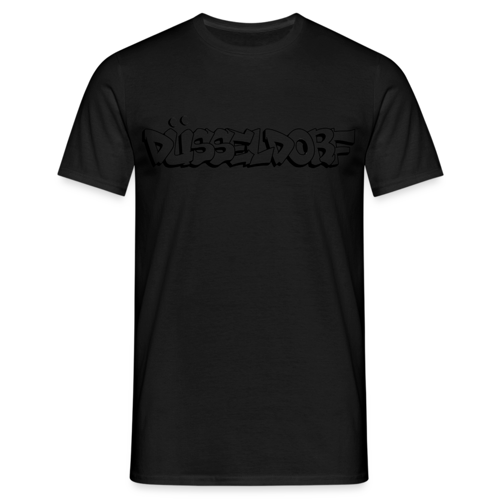 T-Shirt Düsseldorf "Graffiti" - black