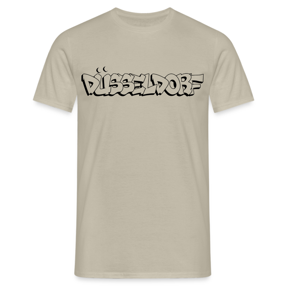 T-Shirt Düsseldorf "Graffiti" - sand beige