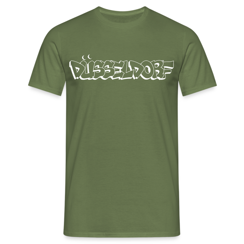T-Shirt Düsseldorf "Graffiti" Bright Edition - military green