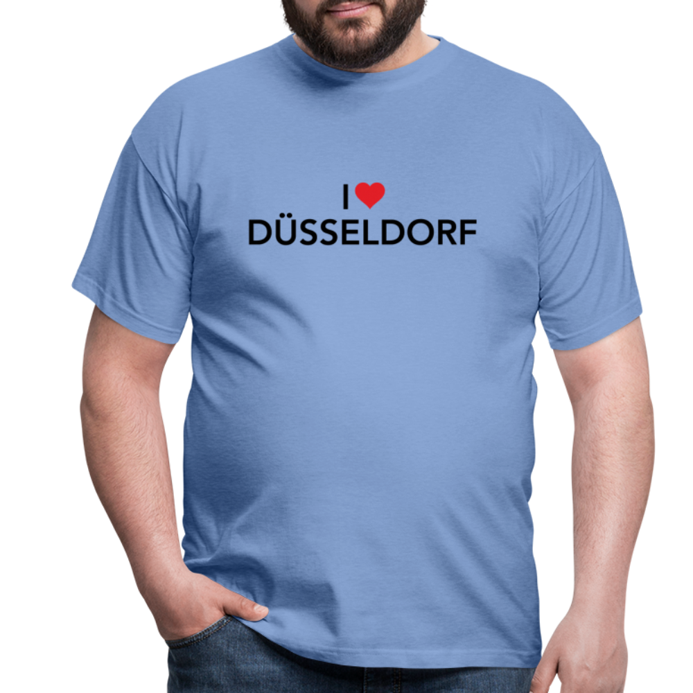 T-Shirt "I Love Düsseldorf" - carolina blue