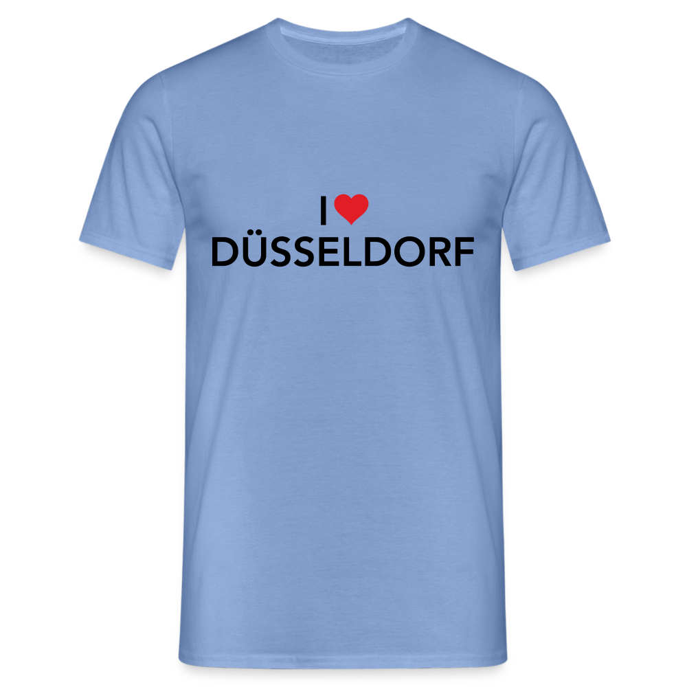 T-Shirt "I Love Düsseldorf" - carolina blue