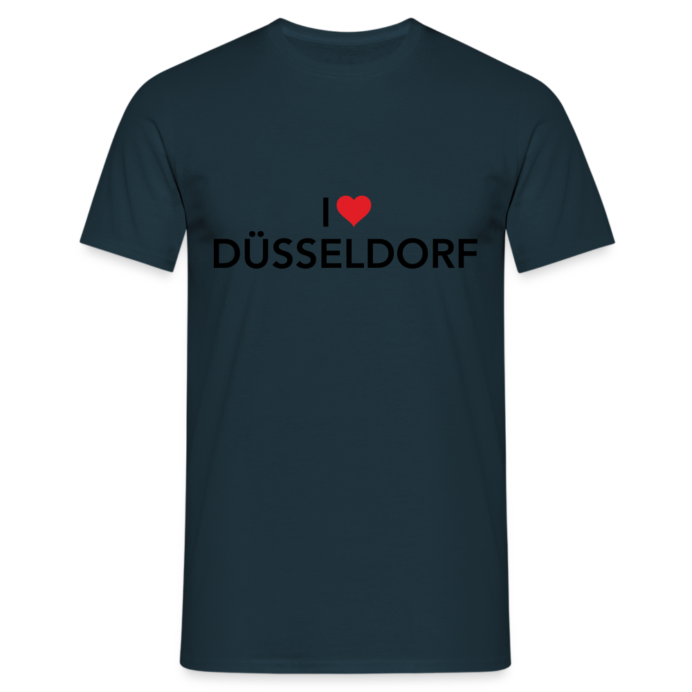 T-Shirt "I Love Düsseldorf" - navy