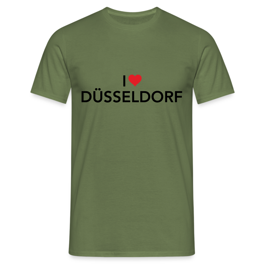 T-Shirt "I Love Düsseldorf" - military green