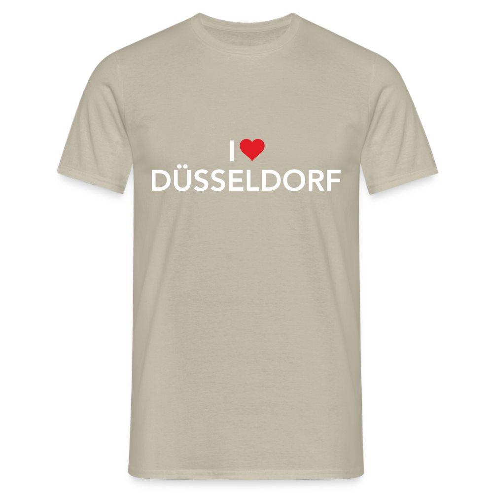 T-Shirt "I Love Düsseldorf" Bright Edition - sand beige