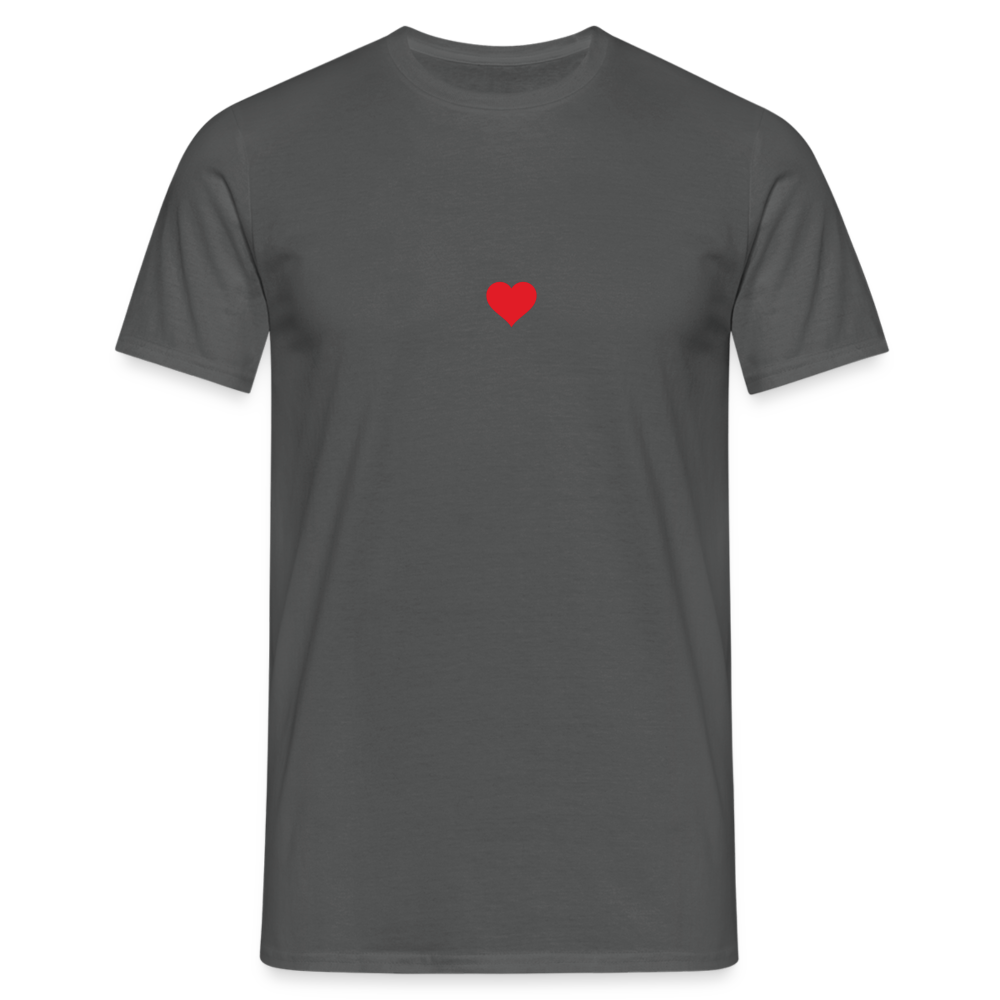 T-Shirt "I Love Düsseldorf" Bright Edition - charcoal grey