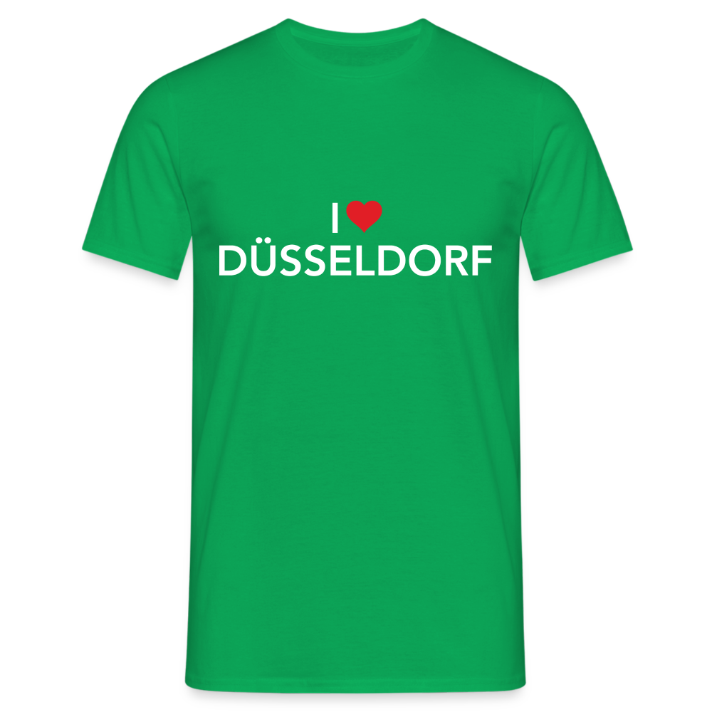 T-Shirt "I Love Düsseldorf" Bright Edition - kelly green
