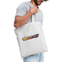 Tote Bag Düsseldorf "Skyline Sunset" - white