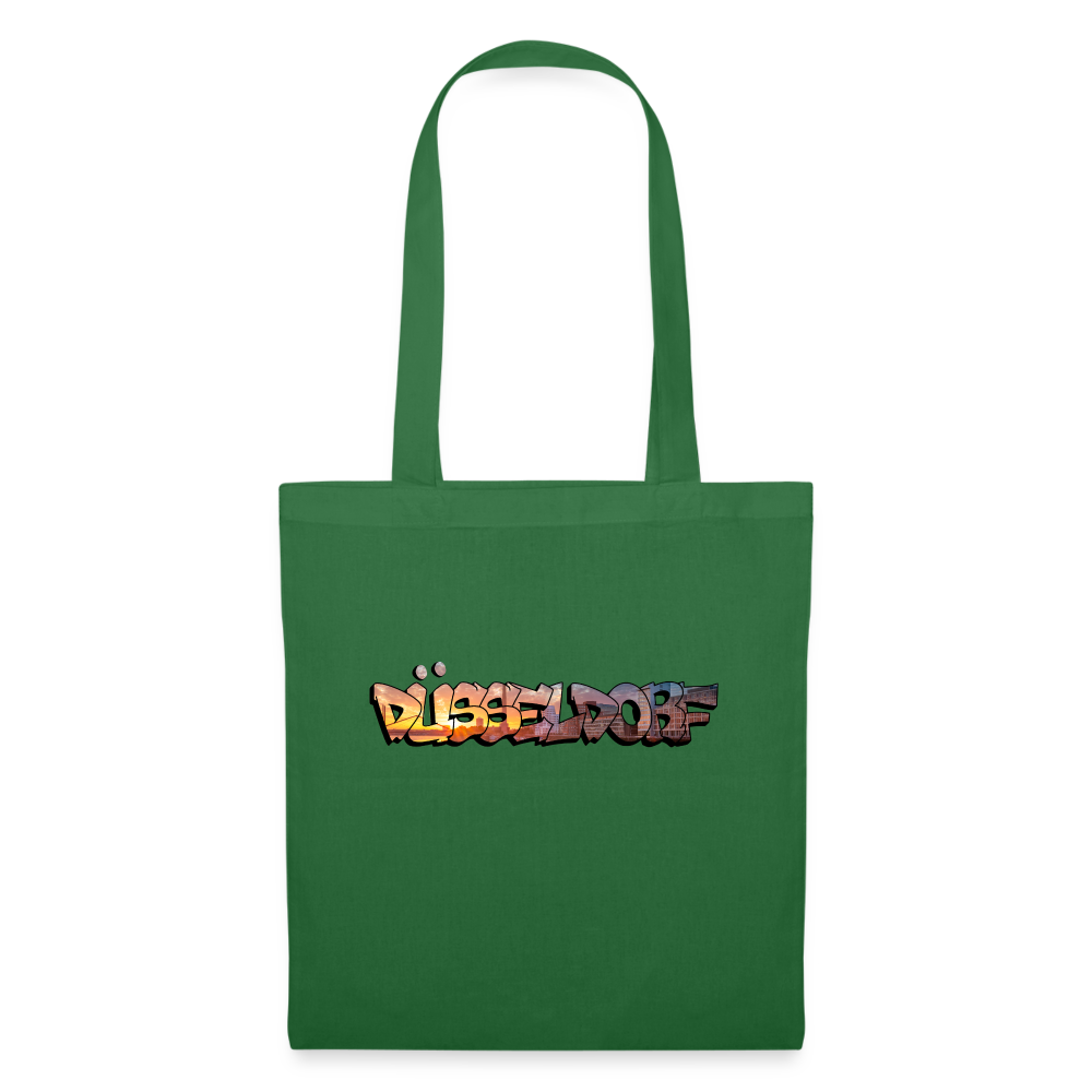 Tote Bag Düsseldorf "Skyline Sunset" - evergreen