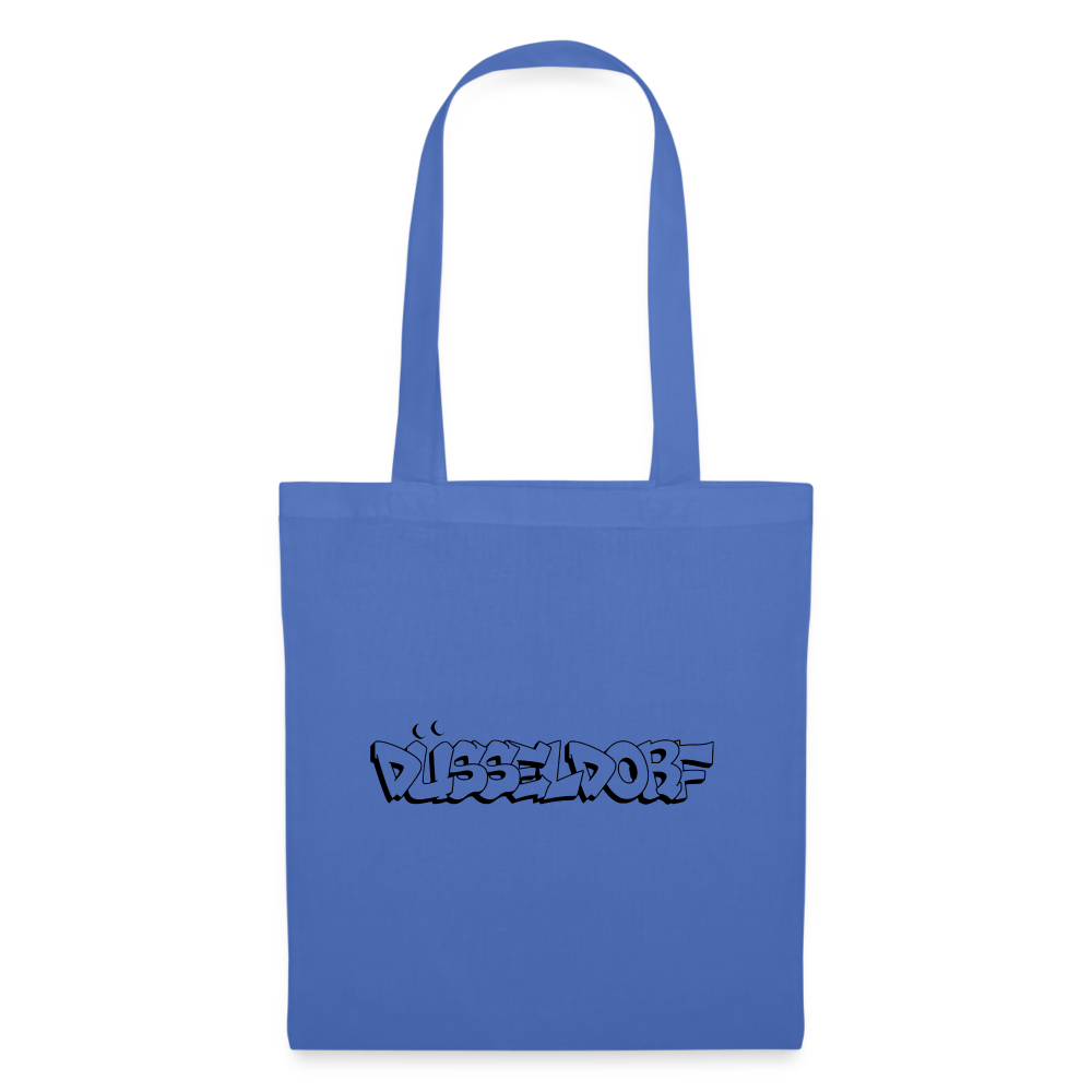 Tote Bag Düsseldorf "Graffiti" - light blue