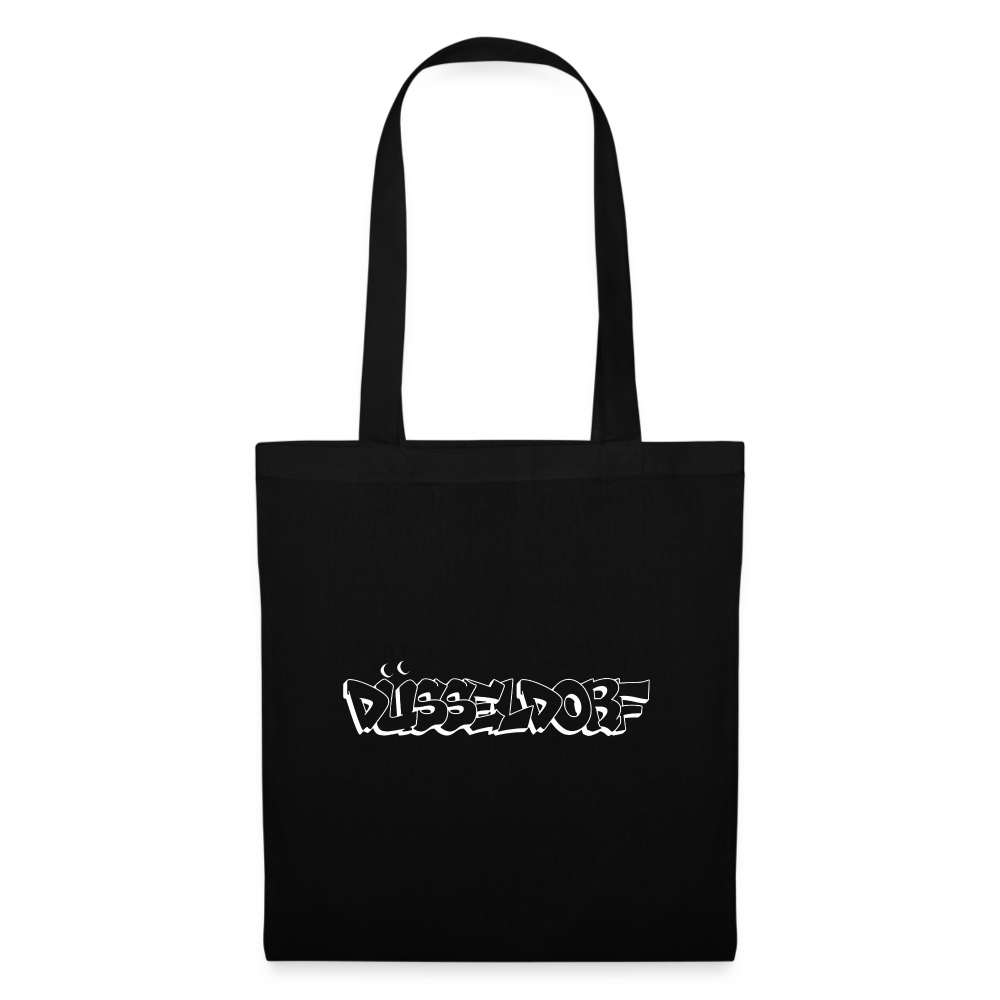 Tote Bag Düsseldorf "Graffiti" Bright Edition - black