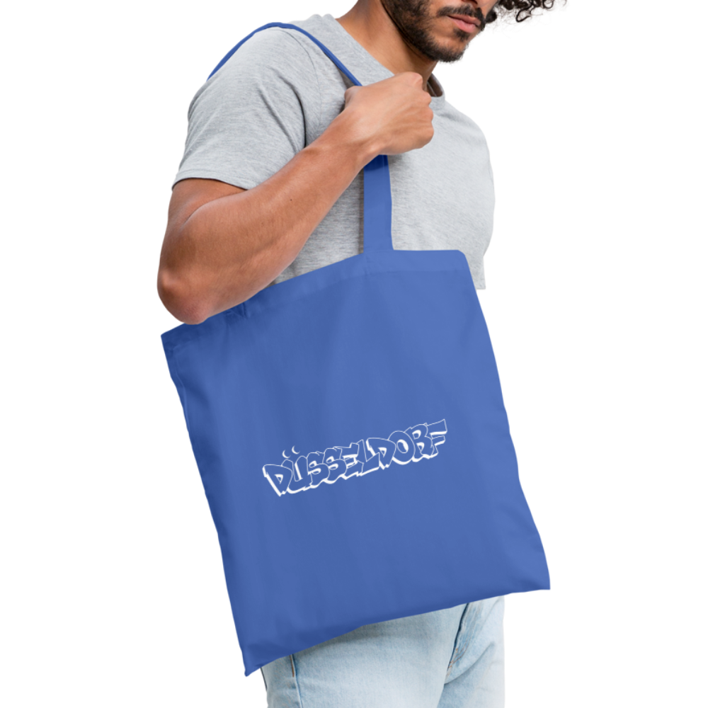 Tote Bag Düsseldorf "Graffiti" Bright Edition - light blue