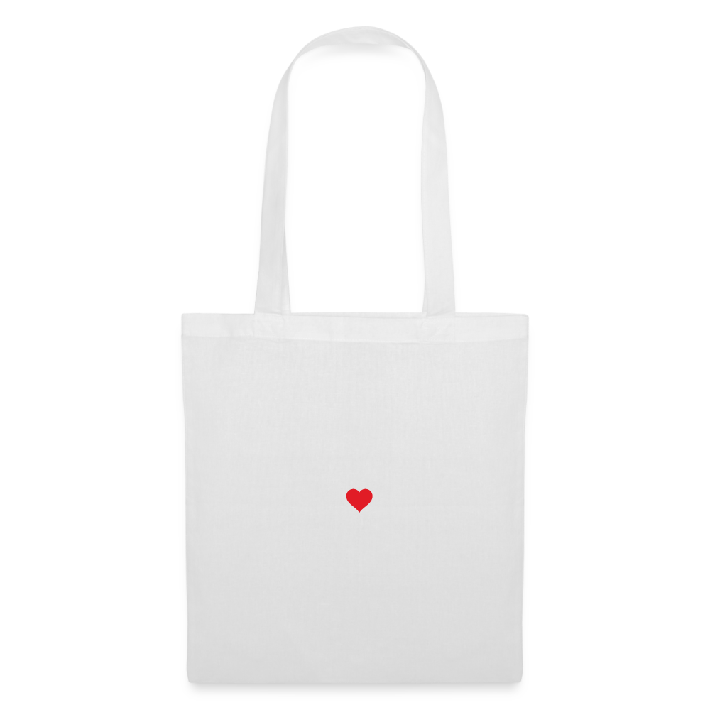 Tote Bag "I Love Düsseldorf" - white