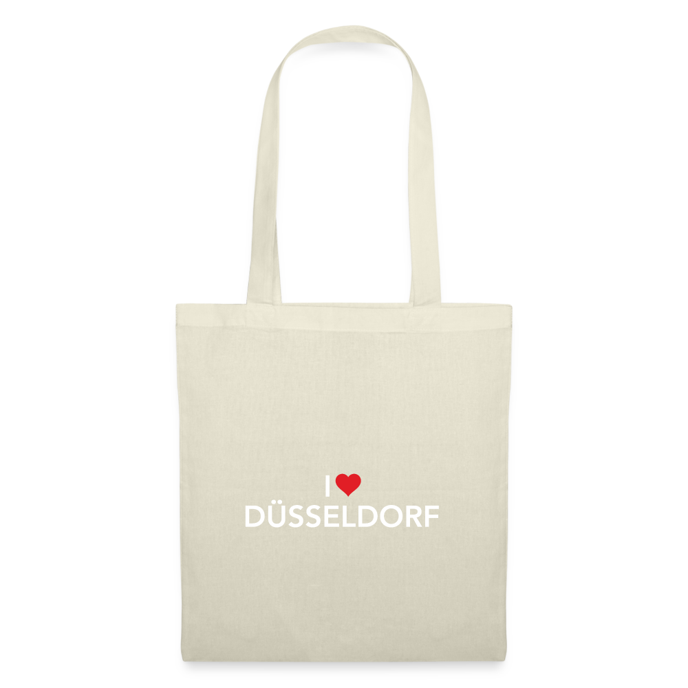 Tote Bag "I Love Düsseldorf" - nature