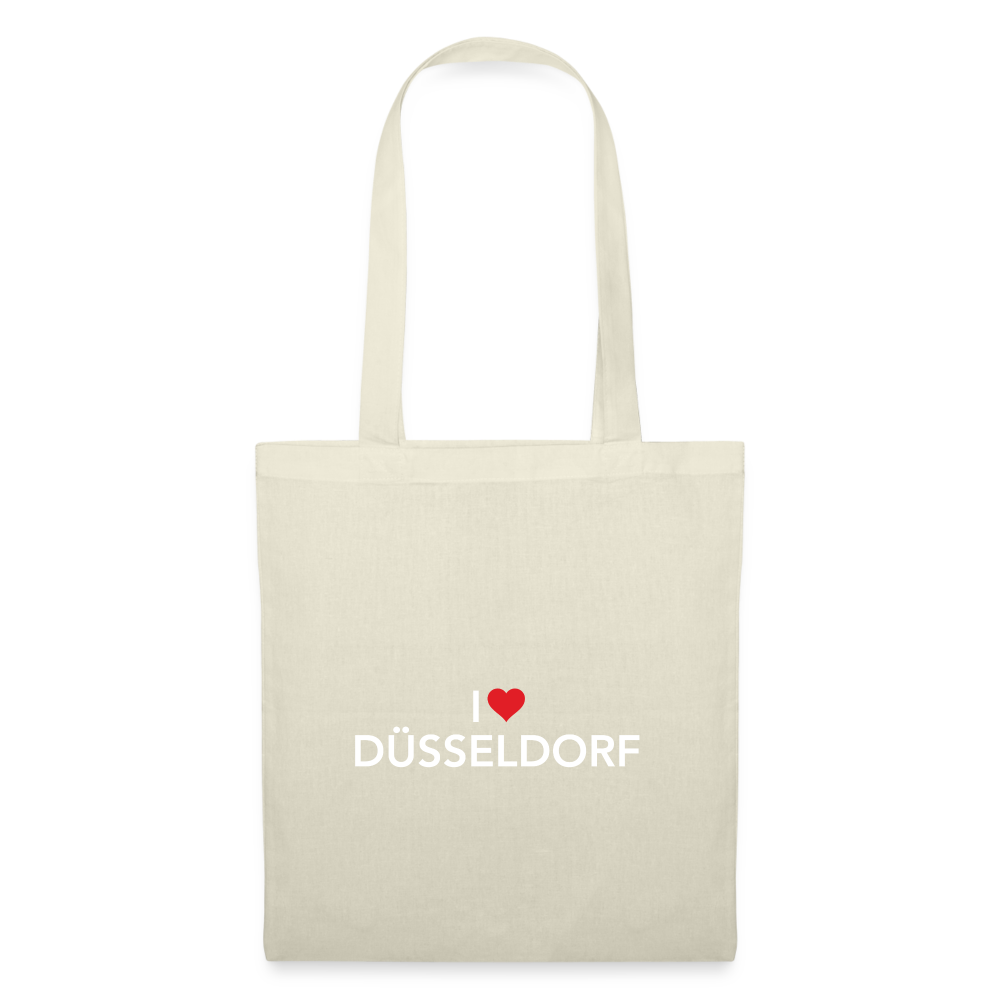 Tote Bag "I Love Düsseldorf" - nature
