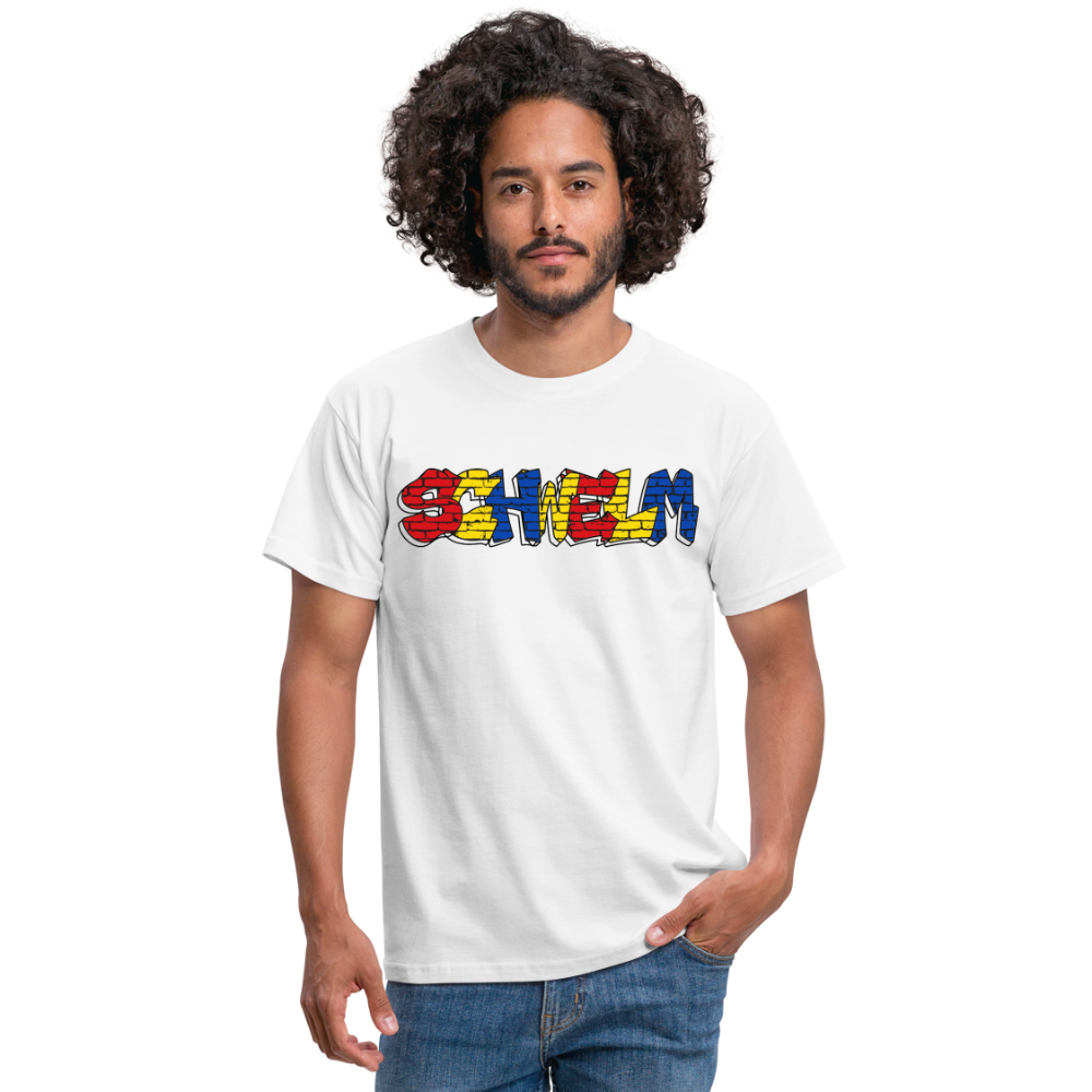T-Shirt Schwelm "Graffiti" Wappen - white