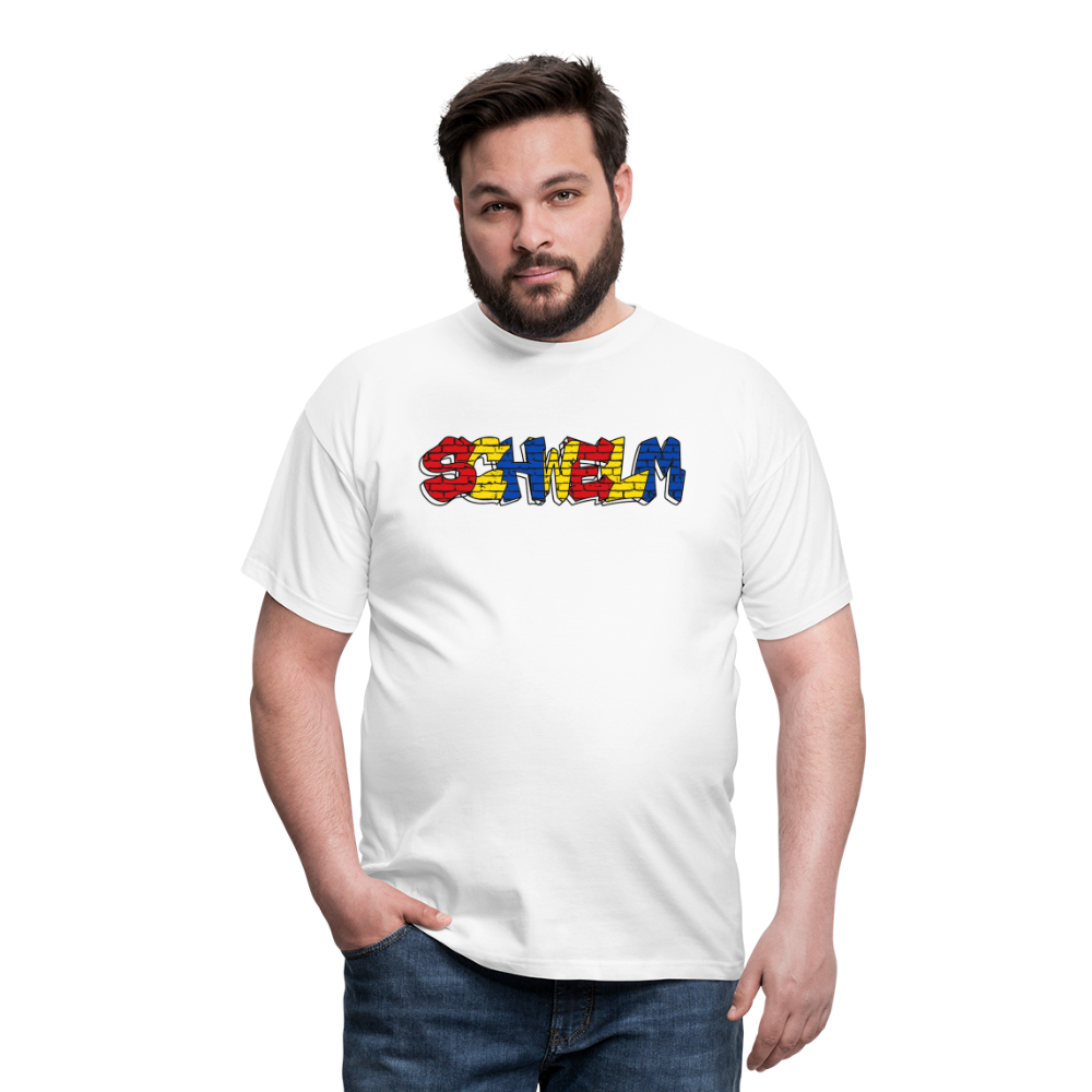 T-Shirt Schwelm "Graffiti" Wappen - white