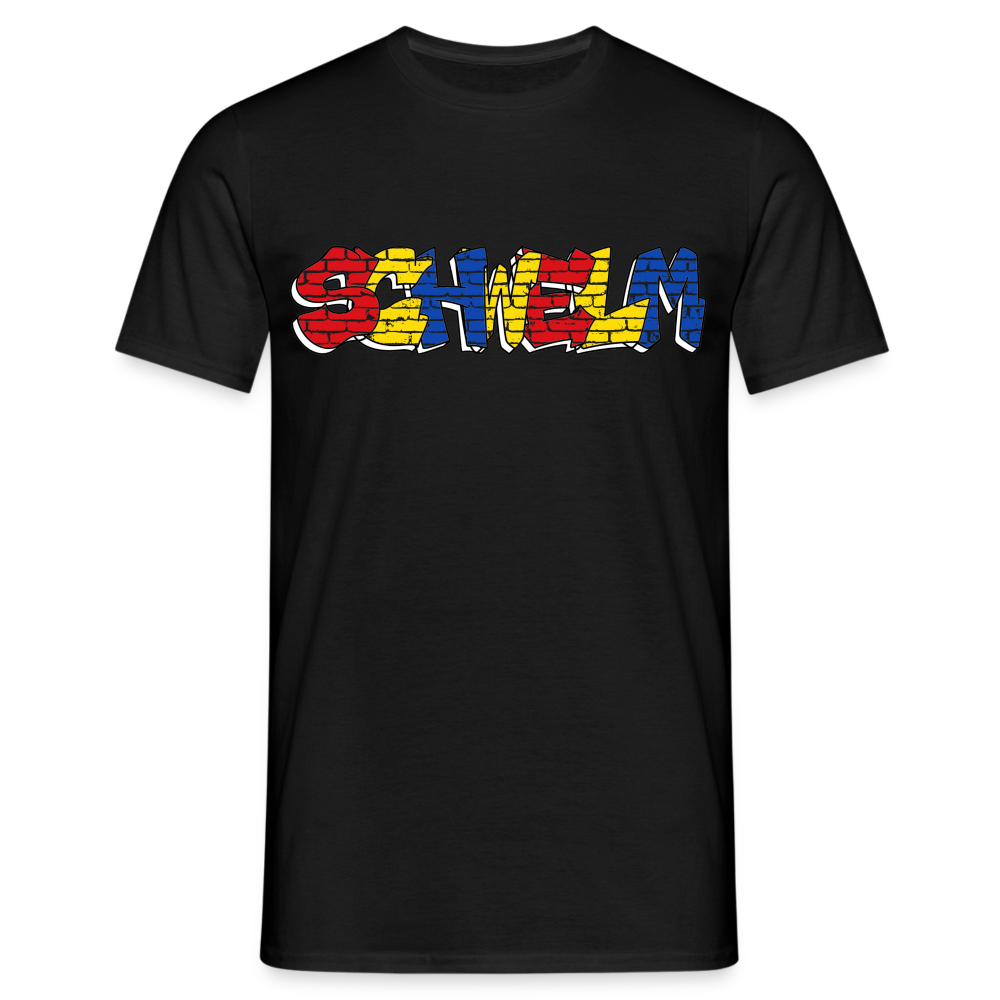 T-Shirt Schwelm "Graffiti" Wappen - black