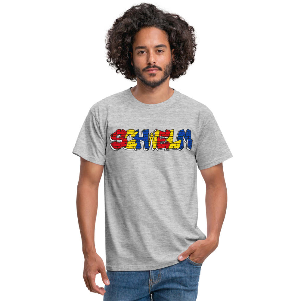 T-Shirt Schwelm "Graffiti" Wappen - heather grey
