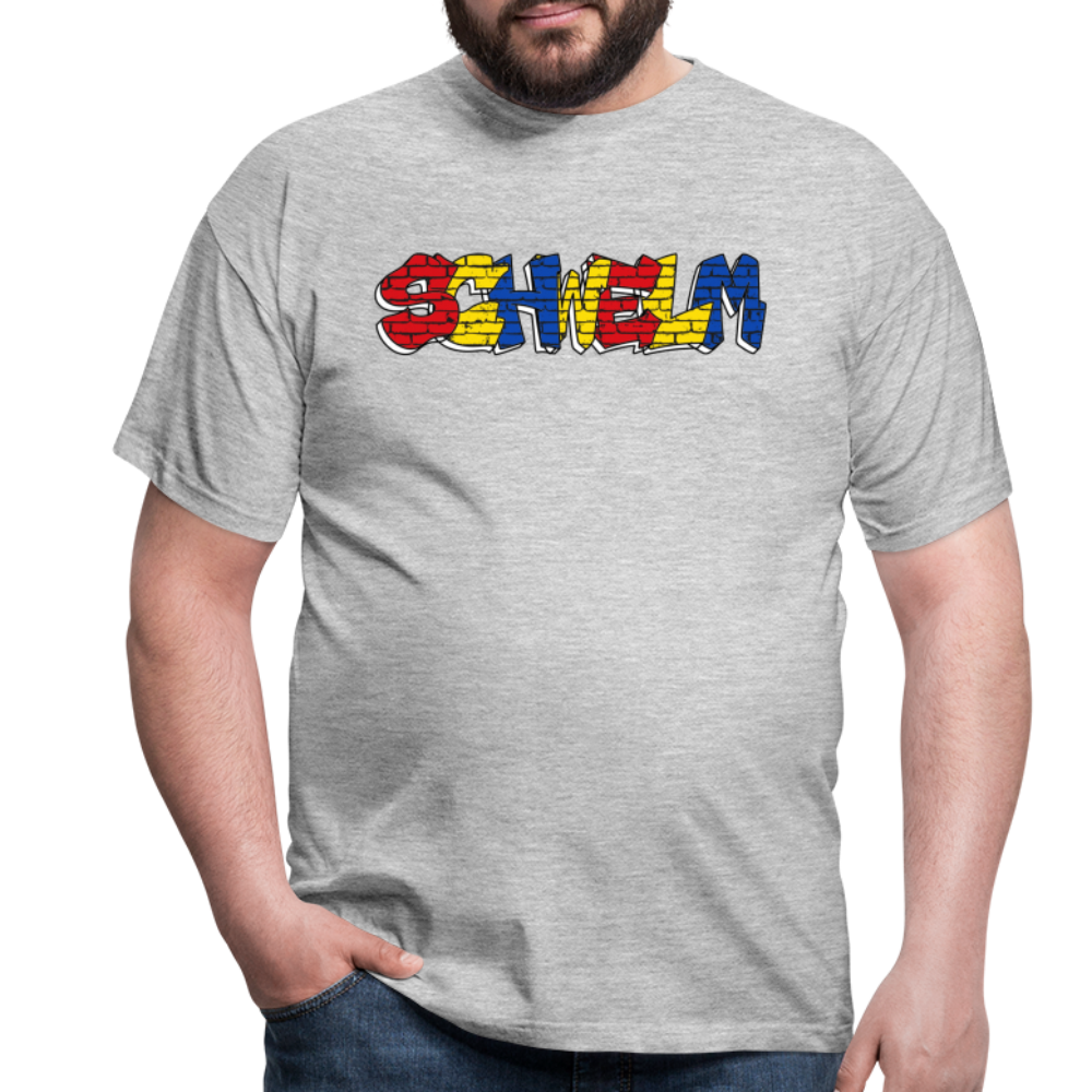 T-Shirt Schwelm "Graffiti" Wappen - heather grey