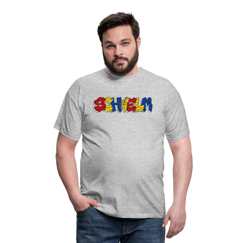 T-Shirt Schwelm "Graffiti" Wappen - heather grey