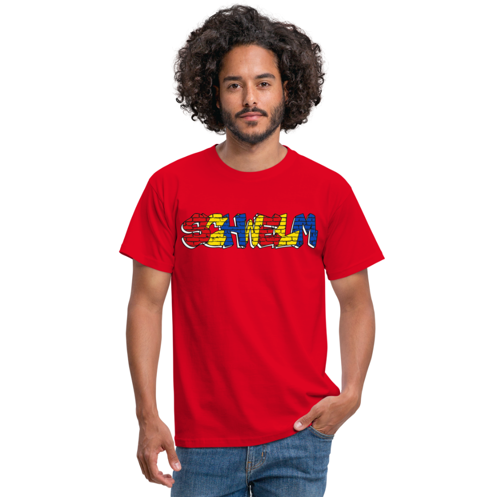 T-Shirt Schwelm "Graffiti" Wappen - red